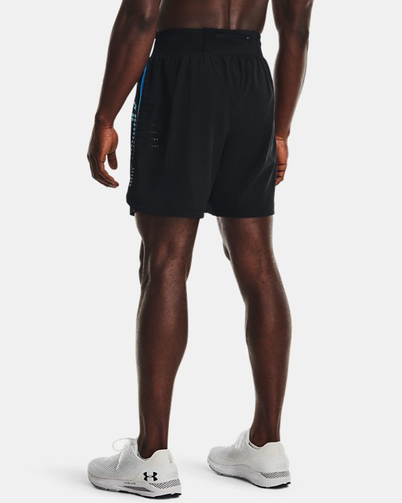Men's UA SpeedPocket 7'' Shorts in Black image number 2
